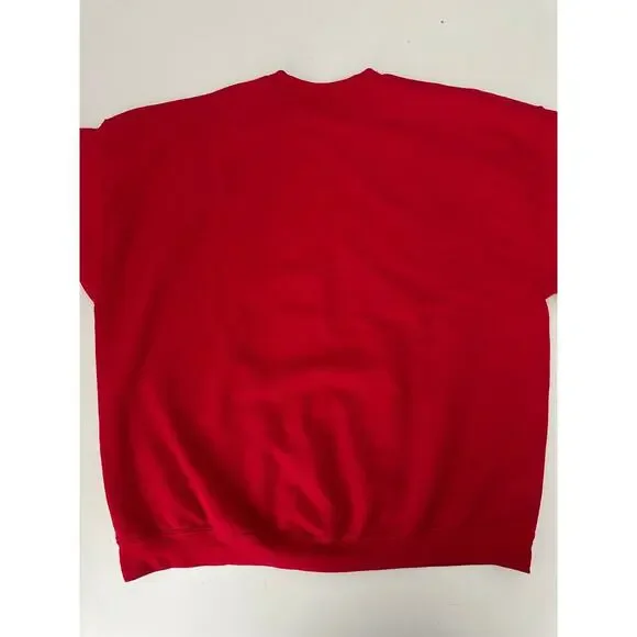 Anthropolologie red milan crewneck sweatshirt size large - Picture 4 of 6
